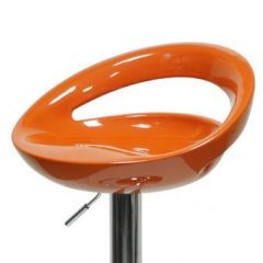 Барный стул Barneo N-6 Disco оранжевый глянец в Игриме - igrim.mebel24.online | фото 2