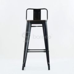 Барный стул N-238 Tolix Wood style Черный в Игриме - igrim.mebel24.online | фото 4