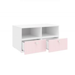 Детская Алиса ПМ-332.05 Тумба с 2 ящиками МДФ розовый в Игриме - igrim.mebel24.online | фото 2