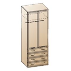 Детская Карина композиция 1 (Гикори Джексон светлый) в Игриме - igrim.mebel24.online | фото 2