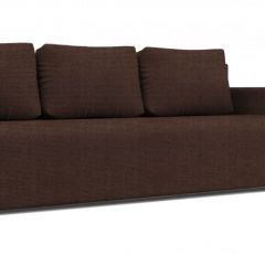 Диван Алиса 4 Shaggy CHOCOLATE - Teos Black в Игриме - igrim.mebel24.online | фото