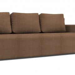 Диван Алиса 4 Shaggy SAND - Teos Dark Brown в Игриме - igrim.mebel24.online | фото