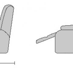 Диван-трансформер Recliner TWIN (Твин) 1 кат. ткани в Игриме - igrim.mebel24.online | фото 5