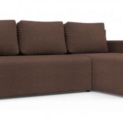 Диван угловой Алиса 3 Bahama PEBBLE - Teos Dark Brown в Игриме - igrim.mebel24.online | фото