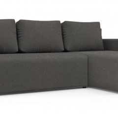 Диван угловой Алиса 3 Bahama STEEL - Teos Dark Brown в Игриме - igrim.mebel24.online | фото