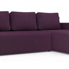 Диван угловой Алиса 3 Bahama VIOLET - Teos Dark Brown в Игриме - igrim.mebel24.online | фото