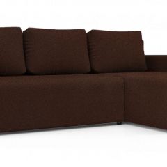 Диван угловой Алиса 3 Bahama VISION - Teos Dark Brown в Игриме - igrim.mebel24.online | фото