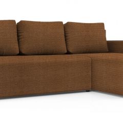 Диван угловой Алиса 3 Shaggy BROWN - TEOS BLACK в Игриме - igrim.mebel24.online | фото