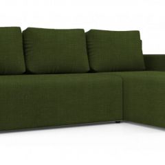 Диван угловой Алиса 3 Vital GREEN - Teos Dark Brown в Игриме - igrim.mebel24.online | фото