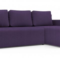 Диван угловой Алиса 3 Vital VIOLET - Teos Dark Brown в Игриме - igrim.mebel24.online | фото