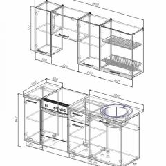 Кухонный гарнитур Лофт 1800 (Стол. 26мм) в Игриме - igrim.mebel24.online | фото 2