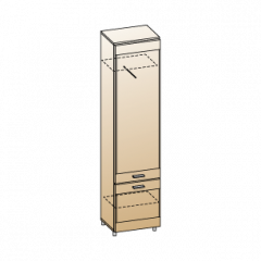 Гостиная Камелия Композиция 1 (Гикори Джексон темный) в Игриме - igrim.mebel24.online | фото 2