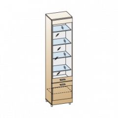 Гостиная Камелия Композиция 11 (Гикори Джексон светлый) в Игриме - igrim.mebel24.online | фото 2