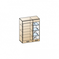 Гостиная Камелия Композиция 2 (Гикори Джексон темный) в Игриме - igrim.mebel24.online | фото 2