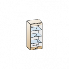 Гостиная Камелия Композиция 8 (Гикори Джексон темный) в Игриме - igrim.mebel24.online | фото 2