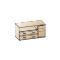 Гостиная Карина Композиция 22 (Акация Молдау) в Игриме - igrim.mebel24.online | фото 8