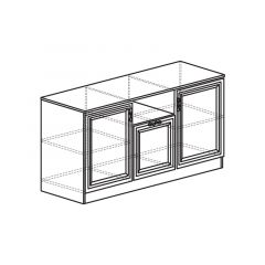 Гостиная Лира (модульная) Дуб нортон светлый в Игриме - igrim.mebel24.online | фото 7