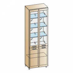 Гостиная Мелисса Композиция 3 (Гикори Джексон светлый) в Игриме - igrim.mebel24.online | фото 7