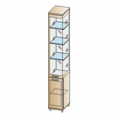 Гостиная Мелисса Композиция 5 (Гикори Джексон светлый) в Игриме - igrim.mebel24.online | фото 3