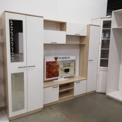 Гостиная МГС 3 Исполнение 1 (Дуб сонома/Белый) в Игриме - igrim.mebel24.online | фото 4