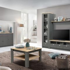 Гостиная Прованс (модульная) Диамант серый в Игриме - igrim.mebel24.online | фото 2