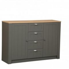 Гостиная Прованс (модульная) Диамант серый в Игриме - igrim.mebel24.online | фото 11