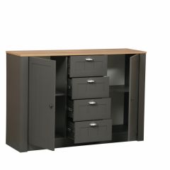 Гостиная Прованс (модульная) Диамант серый в Игриме - igrim.mebel24.online | фото 12