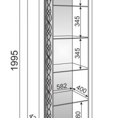 Гостиная Скарлетт (Бодега светлая) в Игриме - igrim.mebel24.online | фото 5