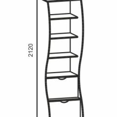 Киви №11 Пенал с 2мя ящ., (ЛДСП молочный дуб/лайм) в Игриме - igrim.mebel24.online | фото 2