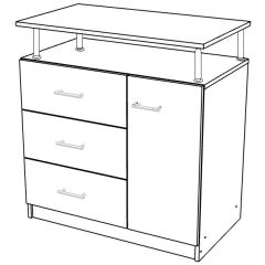 Комод № 2 в Игриме - igrim.mebel24.online | фото