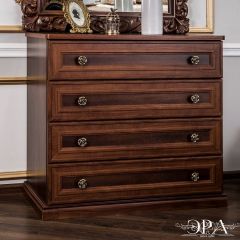 Комод 4 ящика Афина + Зеркало ППУ Афина (караваджо) в Игриме - igrim.mebel24.online | фото 2