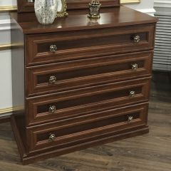 Комод 4 ящика Афина + Зеркало ППУ Афина (караваджо) в Игриме - igrim.mebel24.online | фото 3