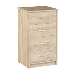 Комод 480 с 4-ящиками (Дуб сонома светлый) в Игриме - igrim.mebel24.online | фото
