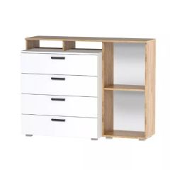 Комод №8 (Дуб Крафт Золотой/Белый) в Игриме - igrim.mebel24.online | фото 2