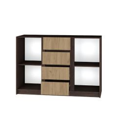 Комод Флоренция (Венге/Дуб Крафт Золотой) в Игриме - igrim.mebel24.online | фото 2
