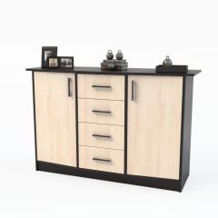 Комод К-2.1 (Венге/Дуб молочный) в Игриме - igrim.mebel24.online | фото
