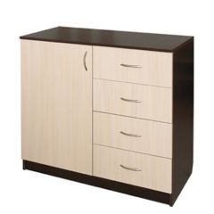 Комод К-2.3 (Венге/Дуб молочный) в Игриме - igrim.mebel24.online | фото