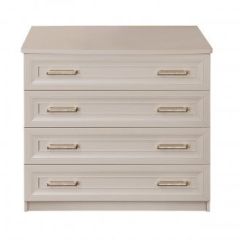 Комод Мокко 4-е ящика (бежевый) в Игриме - igrim.mebel24.online | фото 2