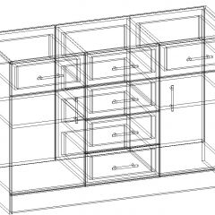 СОФИЯ Комод К1200 2Д (венге/дуб белфорт) в Игриме - igrim.mebel24.online | фото 3