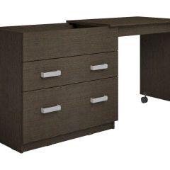 Комод-трансформер, с 2мя ящ. (Венге темный) в Игриме - igrim.mebel24.online | фото 2