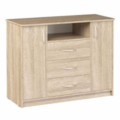 Комод Универсальный Дуэт Люкс (Дуб сонома светлый) Эко в Игриме - igrim.mebel24.online | фото 1