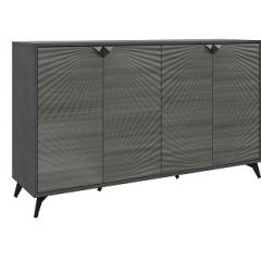 Комодино ПМ-390.03 Комод (ЛДСП Матера/МДФ Санторини темный) в Игриме - igrim.mebel24.online | фото 2
