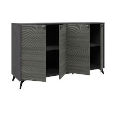 Комодино ПМ-390.03 Комод (ЛДСП Матера/МДФ Санторини темный) в Игриме - igrim.mebel24.online | фото 3