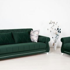 Комплект Роуз ТД 411 диван-кровать + кресло + комплект подушек в Игриме - igrim.mebel24.online | фото