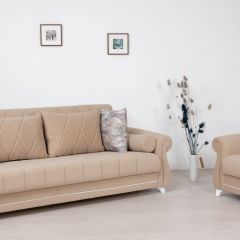 Комплект Роуз ТД 412 диван-кровать + кресло + комплект подушек в Игриме - igrim.mebel24.online | фото