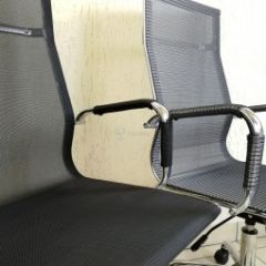 Кресло Barneo K-111H для персонала (серая сетка) в Игриме - igrim.mebel24.online | фото 2