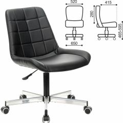 Кресло BRABIX "Deco MG-316" (черное) 532080 в Игриме - igrim.mebel24.online | фото 2