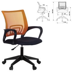 Кресло BRABIX "Fly MG-396" (оранжевое/черное) 532084 в Игриме - igrim.mebel24.online | фото 2