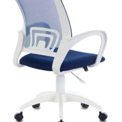 Кресло BRABIX "Fly MG-396W" (белый/темно-синее) 532399 в Игриме - igrim.mebel24.online | фото 4