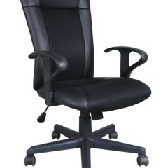 Кресло BRABIX "Optima MG-370" (экокожа/ткань, черное) 531580 в Игриме - igrim.mebel24.online | фото 1